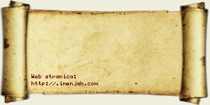 Jasna Kanić vizit kartica